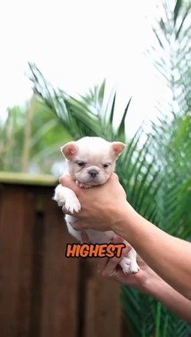 3 fluffy french bulldogs